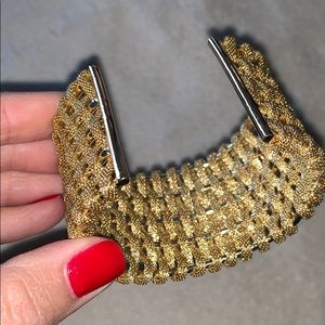 Gold mesh cuff